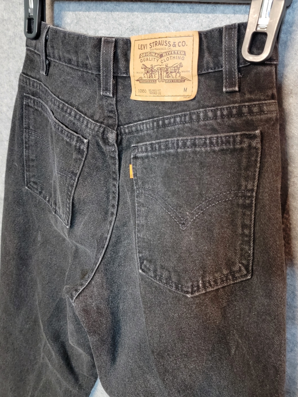 Vintage Levi's 950 Relaxed Fit Orange Tab Made In USA - Picture 1 of 12
